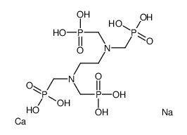 乙二胺四甲叉膦酸钙钠盐结构式
