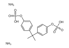 Bisphenol A Bissulfate DiamMonium Salt结构式
