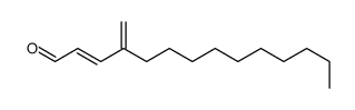 (E)-4-methylidenetetradec-2-enal Structure