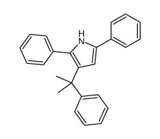 2,5-diphenyl-3-(2-phenylpropan-2-yl)-1H-pyrrole Structure