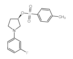 [(3R)-1-(3-fluorophenyl)pyrrolidin-3-yl] 4-methylbenzenesulfonate Structure