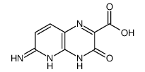 6-氨基-3-羟基-吡啶并[2,3-b]吡嗪-2-羧酸结构式
