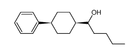 (R)-1-((1s,4S)-4-phenylcyclohexyl)pentan-1-ol结构式