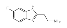 2-(5-氟-1H-苯并咪唑-2-基)乙胺双盐酸盐结构式