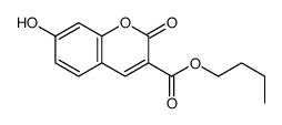 butyl 7-hydroxy-2-oxochromene-3-carboxylate结构式