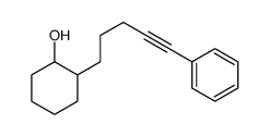 2-(5-phenylpent-4-ynyl)cyclohexan-1-ol Structure