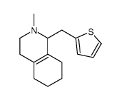 2-methyl-1-(thiophen-2-ylmethyl)-3,4,5,6,7,8-hexahydro-1H-isoquinoline Structure