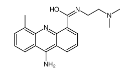 9-amino-N-[2-(dimethylamino)ethyl]-5-methylacridine-4-carboxamide结构式