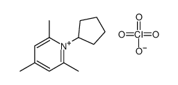 1-cyclopentyl-2,4,6-trimethylpyridin-1-ium,perchlorate结构式