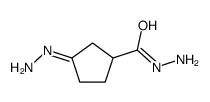 3-hydrazinylidenecyclopentane-1-carbohydrazide Structure