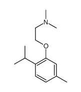 N,N-dimethyl-2-(5-methyl-2-propan-2-ylphenoxy)ethanamine Structure