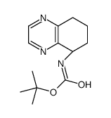 (R)-n-boc-5,6,7,8-四氢喹噁啉-5-胺结构式