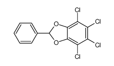 4,5,6,7-tetrachloro-2-phenyl-1,3-benzodioxole结构式