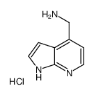 (1H-吡咯并[2,3-b]吡啶-4-基)甲胺盐酸盐结构式