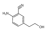 2-amino-5-(2-hydroxyethyl)benzonitrile结构式