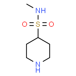 N-甲基哌啶-4-磺酰胺结构式