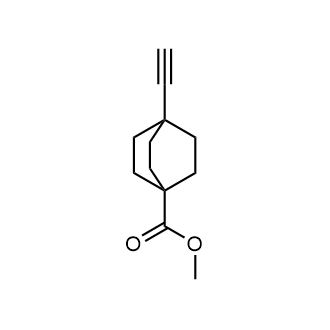 4-乙炔基双环[2.2.2]辛烷-1-羧酸甲酯结构式