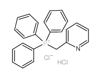 三苯基(2-吡啶甲基)氯化膦盐酸盐结构式