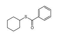S-cyclohexyl benzenecarbothioate结构式
