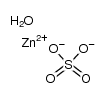 zinc sulfate monohydrate Structure