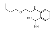 2-(2-butoxyethylamino)benzamide Structure