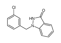 1-[(3-chlorophenyl)methyl]-2H-indazol-3-one Structure