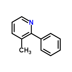 3-Methyl-2-phenylpyridine Structure