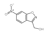 1,2-Benzisoxazole-3-methanol, 6-nitro- Structure