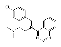 N'-[(4-chlorophenyl)methyl]-N,N-dimethyl-N'-quinazolin-4-ylethane-1,2-diamine结构式