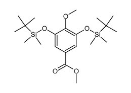 methyl 3,5-di-tert-butyldimethylsilyloxy-4-methoxybenzoate Structure