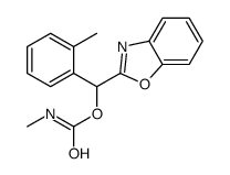 [1,3-benzoxazol-2-yl-(2-methylphenyl)methyl] N-methylcarbamate结构式