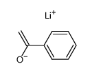 lithium 1-phenylethenolate结构式