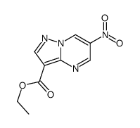 6-硝基吡唑并[1,5-A]嘧啶-3-羧酸乙酯结构式
