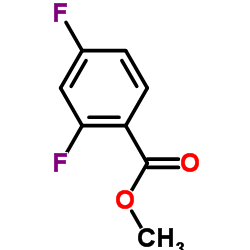 Methyl 2,4-difluorobenzoate structure