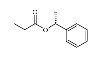R(+)-1-phenyl-1-ethyl propionate结构式