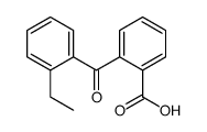 2-(2-ethylbenzoyl)benzoic acid结构式