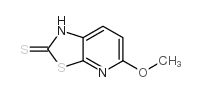 (9CI)-5-甲氧基-噻唑并[5,4-b]吡啶-2(1H)-硫酮结构式