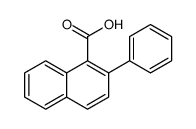 2-phenylnaphthalene-1-carboxylic acid Structure