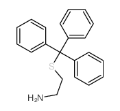Ethanamine,2-[(triphenylmethyl)thio]- Structure