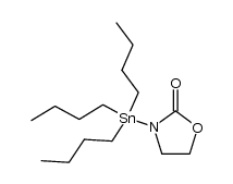 N-tributylstannyl-2-oxazolidinone Structure