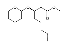 methyl (R)-(-)-3-tetrahydropyranyloxyoctanoate结构式