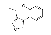 2-(3-ethyl-isoxazol-4-yl)-phenol结构式