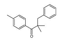 2,2-dimethyl-1-(4-methylphenyl)-3-phenylpropan-1-one Structure