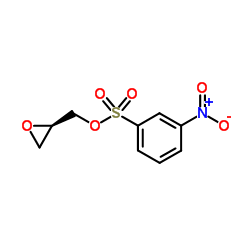 (R)-缩水甘油基-3-硝基苯磺酸酯结构式