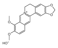 Berberine hydroxide Structure