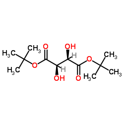 L-(+)-酒石酸二叔丁酯结构式