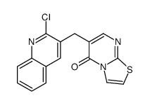 6-((2-氯喹啉-3-基)甲基)-5H-噻唑并[3,2-a]嘧啶-5-酮结构式
