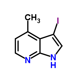 3-Iodo-4-methyl-1H-pyrrolo[2,3-b]pyridine Structure