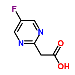 (5-Fluoropyrimidin-2-yl)acetic acid structure