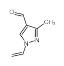 3-甲基-1-乙烯基-1H-吡唑-4-甲醛结构式